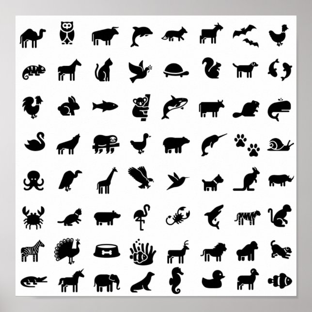 Enjoy animals’ graphics poster (Framsidan)