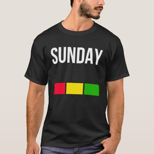Enjoy Cool Sunday Mood Illustration  Graphic Desig T Shirt (Framsida)