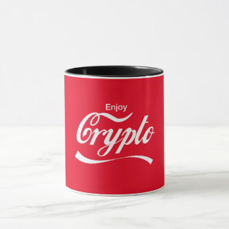 Enjoy Crypto Parody Mugg