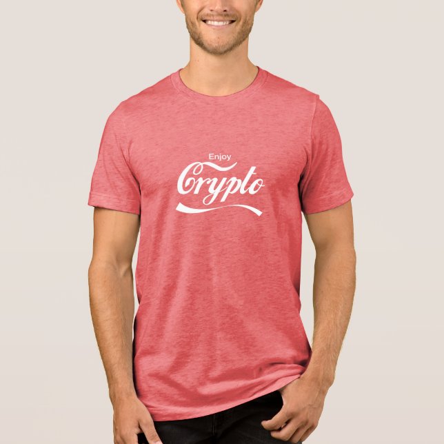 Enjoy Crypto Parody T-Shirt (Framsida)
