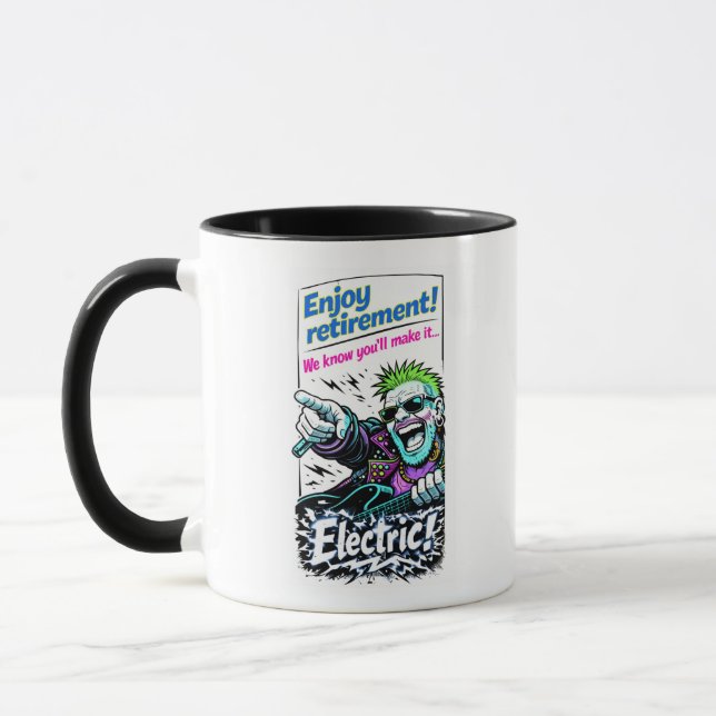 Enjoy Electric retirement! Mugg (Vänster)