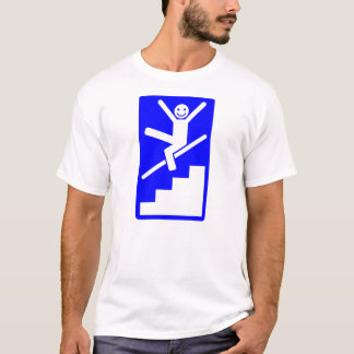 Enjoy glidning besegrar trappräcke tee shirt