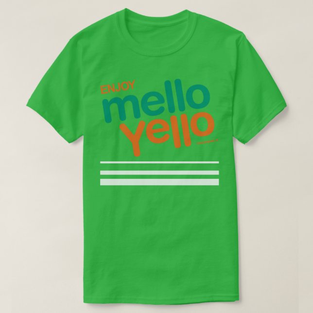 Enjoy Mello Yello T Shirt (Design framsida)