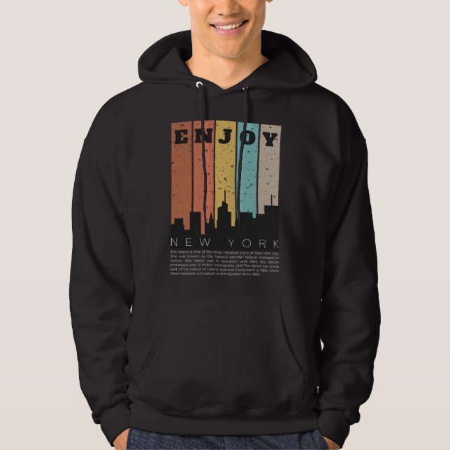 Enjoy New York Hoodie (Framsida)