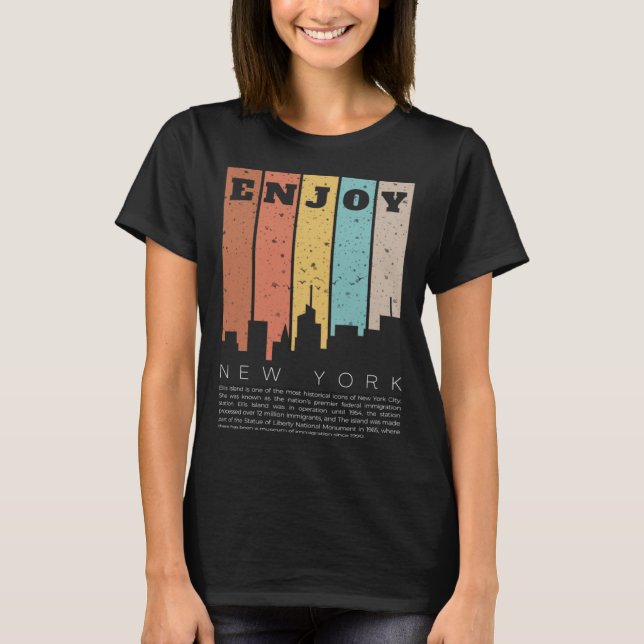 Enjoy New York T Shirt (Framsida)