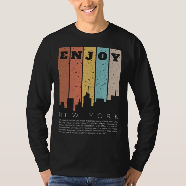 Enjoy New York T Shirt (Framsida)