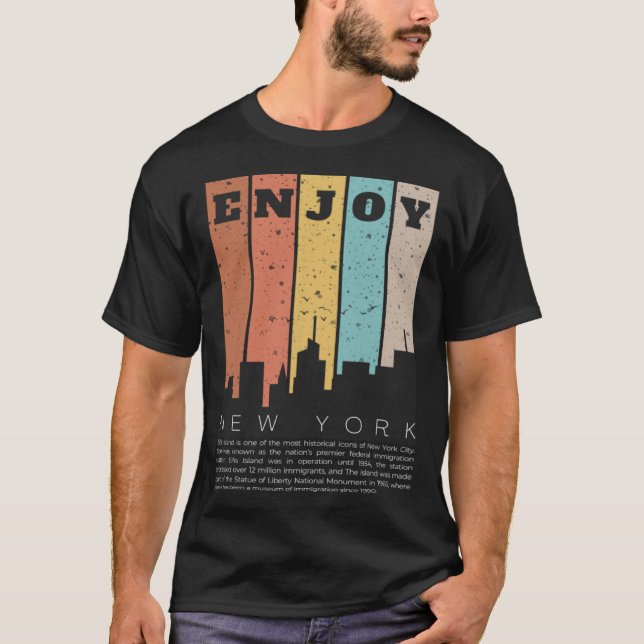 Enjoy New York T Shirt (Framsida)