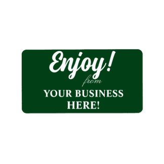 ENJOY STICKERS ADRESSETIKETT