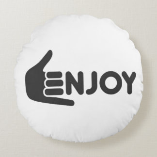 Enjoy T-Shirt Rund Kudde