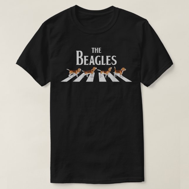 Enjoy The Beagles Squad Cool Funny Dogs Graphic Co T Shirt (Design framsida)