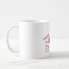 Enjoy the Little Things Quote Art. Kaffemugg