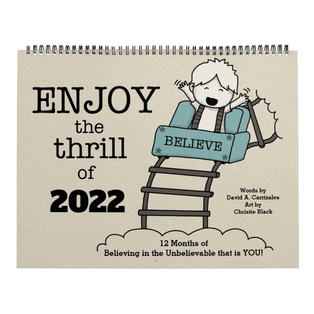 Enjoy the Thrill of 2022 (Large) Calendar Kalender (Omslag)