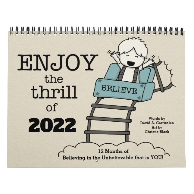 Enjoy the Thrill of 2022 (Medium) Calendar Kalender (Omslag)
