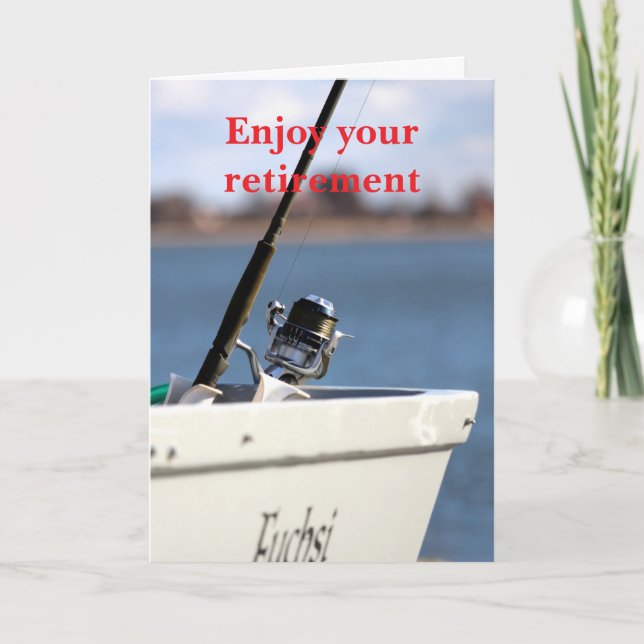 Enjoy your retirement. kort (Framsida)