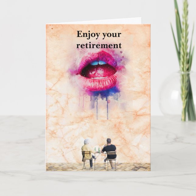 Enjoy your retirement. kort (Framsida)