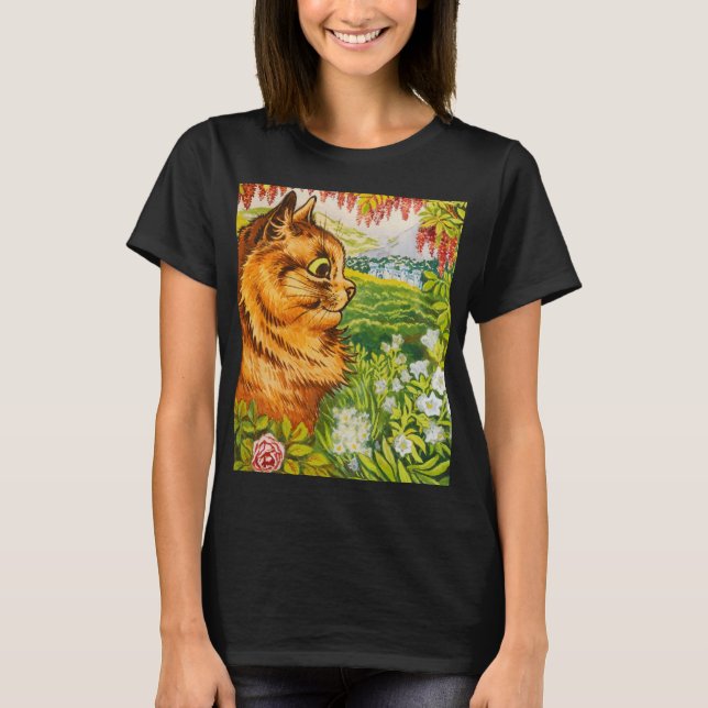 Enjoying the View by Louis Wain T Shirt (Framsida)