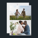 Enkel 2-fotocollage julkort<br><div class="desc">Anpassa din fotografering. Du kan göra denna anpassade produkten för speciella tillfällen som bröllop,  födelsedagar,  jul,  helgdagar,  minnesstunder,  examen,  årsdagar och mer. Det kan också ges som en present till din bästa vän,  nära vän,  familj och släktingar.</div>