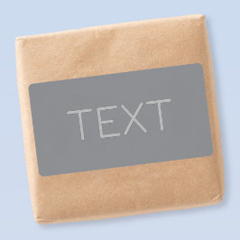 Enkel 3-dimensionell text | Grå Fraktsedel