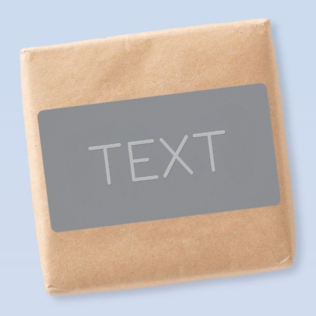 Enkel 3-dimensionell utseende text | Grå Fraktsedel (Skapare uppladdad)