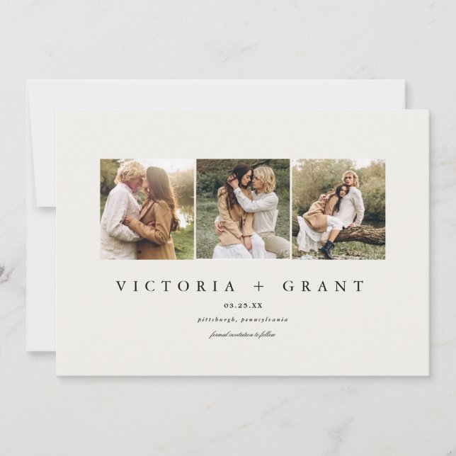 Enkel 3 fotosparande av datumfotokortet spara datumet (Framsida)