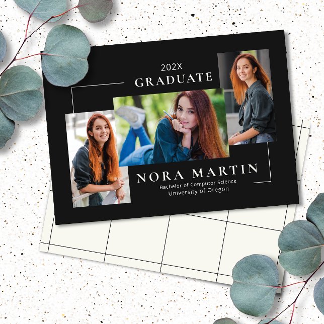 Enkel 3 fotosvart vit meddelande (Skapare uppladdad)