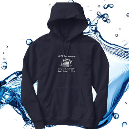 Enkel 40-årsjubileumskryssning Alaska Personaliser Hoodie