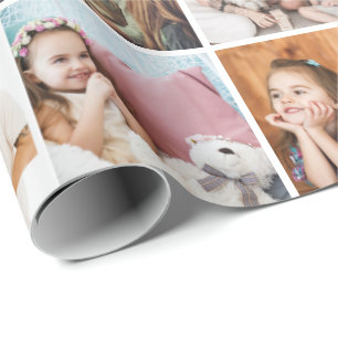 Enkel 42-fotocollage presentpapper