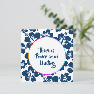Enkel AAPI-Florafirande-design Inbjudningar