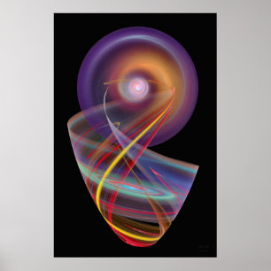 "Enkel Abstrakt 012" Poster