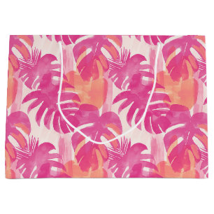 Enkel abstrakt mönster med löv av monstera, f