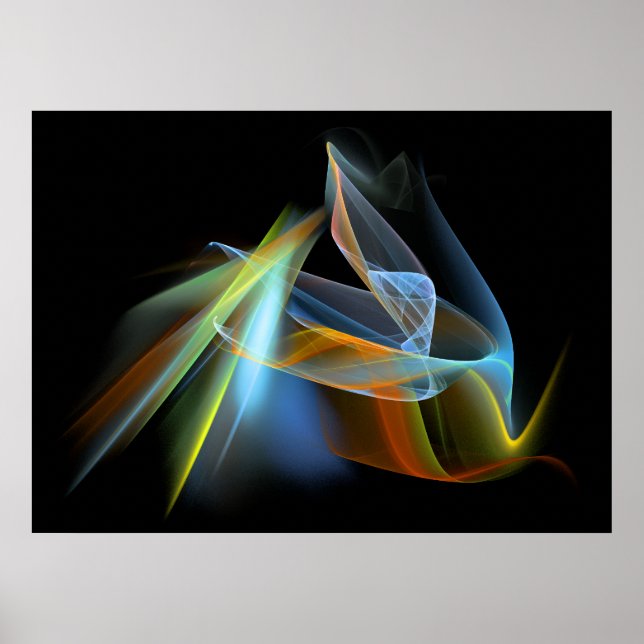 "Enkel Abstrakt" Poster (Framsidan)