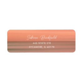 Enkel adressetikett för färgfull Bröllop-återgång Returadress Etikett