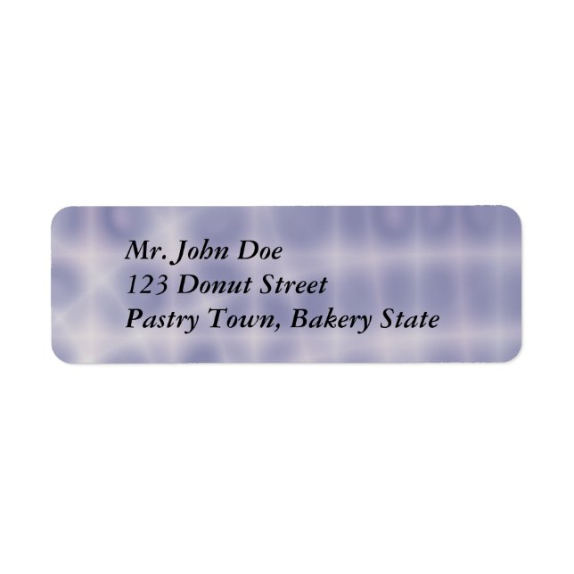 Enkel adressetikett returadress etikett (Framsidan)