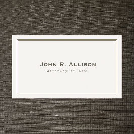 Enkel advokat för traditionell ivoriansk Professio Visitkort