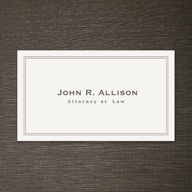 Enkel advokat för traditionell ivoriansk Professio Visitkort (Skapare uppladdad)