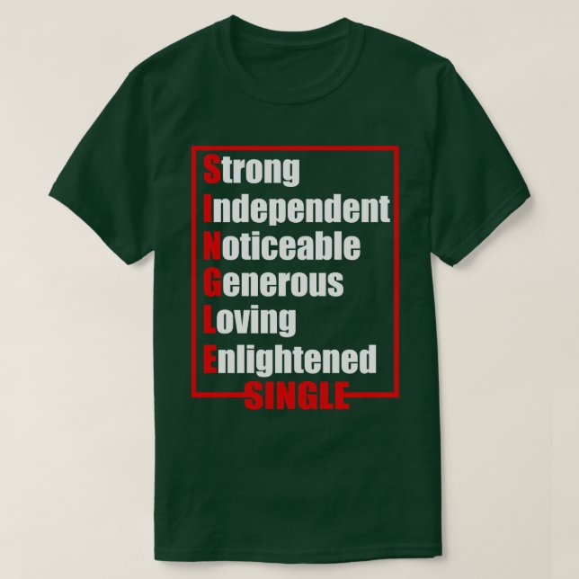 Enkel akronym 1 t shirt (Design framsida)