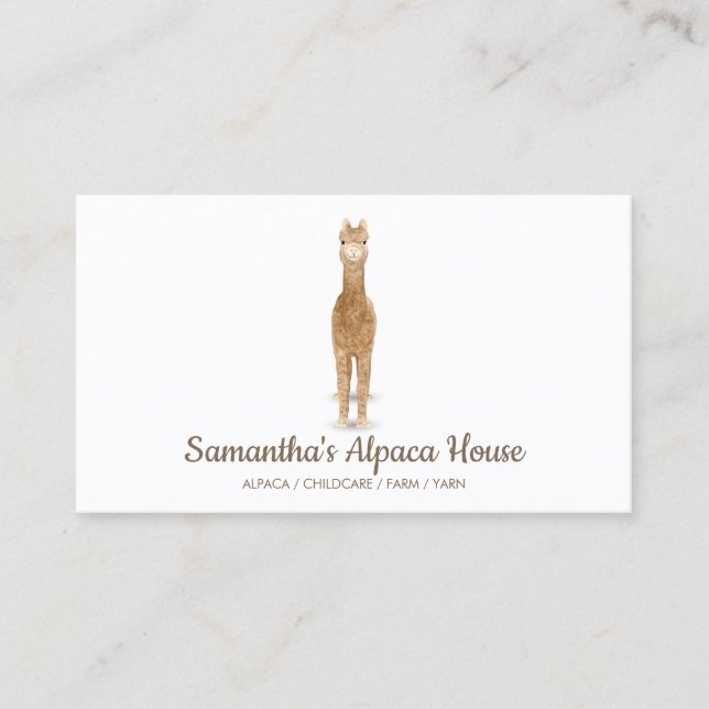 Enkel Alfa Visitkort (Framsida)