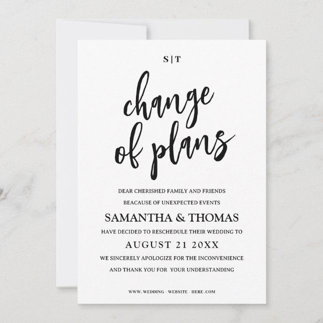 Enkel ändring av meddelande från Bröllop (Framsida)