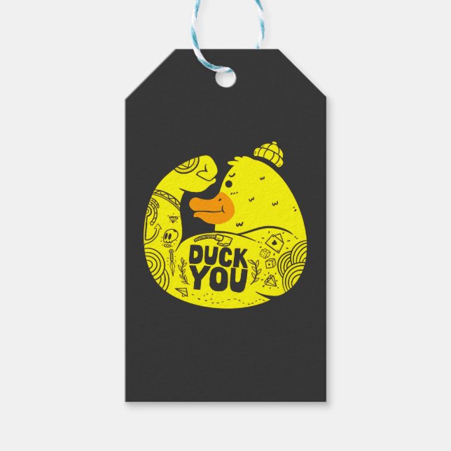 Enkel Anka du Presentetikett (Framsidan)