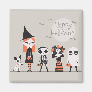 Enkel ännu Elegant Halloween Magnet