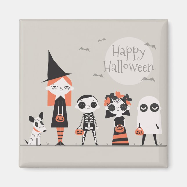 Enkel ännu Elegant Halloween | Magnet (Framsidan)