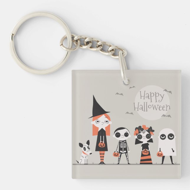 Enkel ännu Elegant Halloween | Nyckelkedja (Framsidan)