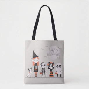 Enkel ännu Elegant Halloween Tote Bag Tygkasse