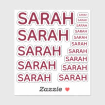 Enkel anpassad flicknamn Burgundy Caps i 15 storle