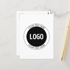 Enkel Anpassade och Logotyp eller bild Vykort