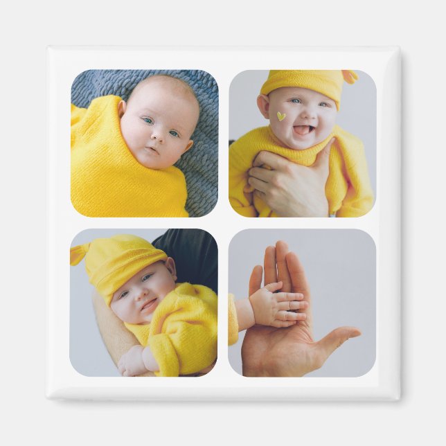 Enkel anpassning av ditt eget unika foto magnet (Framsidan)