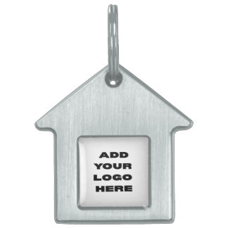 Enkel anpassning logotyp ID-bricka husdjur