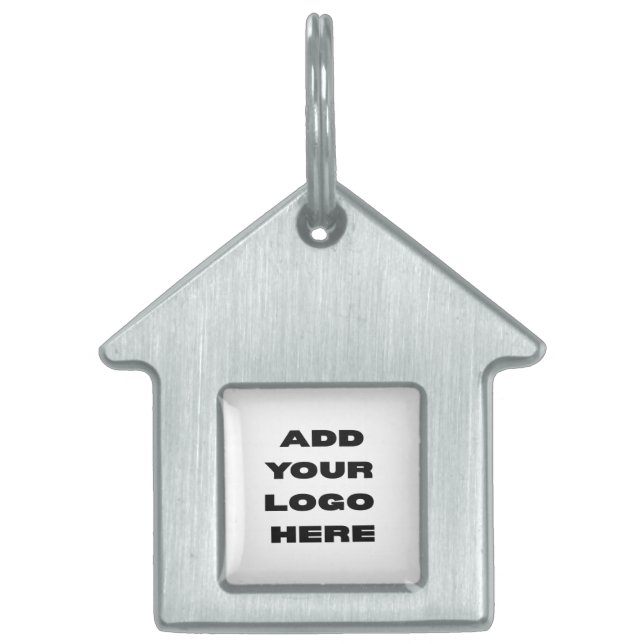 Enkel anpassning logotyp  ID-bricka husdjur (Framsidan)