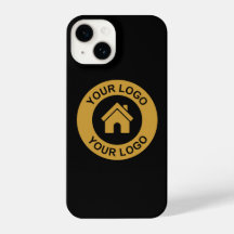 Enkel Anpassningsbar Business Logotyp Black iphone