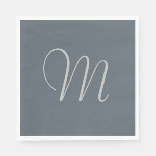 Enkel Anpassningsbar för Chic Monogrammed Papper N Pappersservett